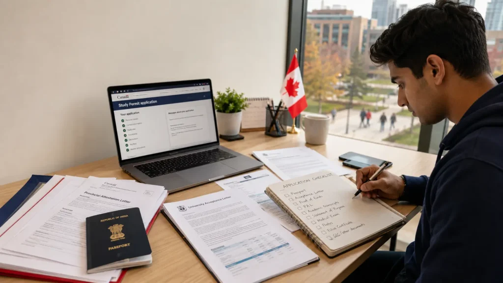 Canada Study Permit 2026 new rules and document checklist for Indian students
